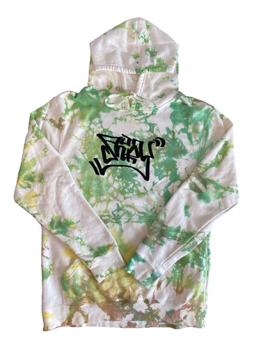 Grass Stain Graffiti Hoodie Medium