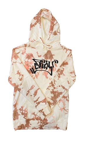 Strawberry Chocolate Graffiti Hoodie Small