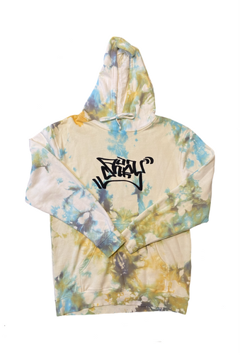 Golden Reef Graffiti Hoodie Large