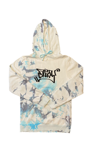 Mr. Blue Sky Graffiti Hoodie Small